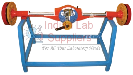 Rear Wheels With Axle With Differential Gears Assembly
